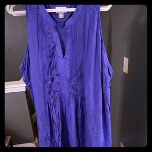 Sleeveless chiffon like dress